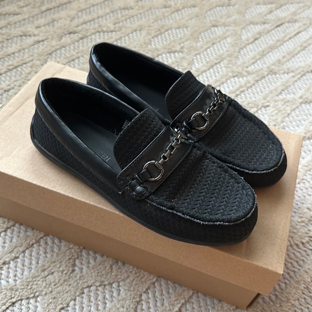 Boys black dress shoes Steve Madden